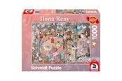 Puzzels - Schmidt Puzzle - Pink beauty (1000 pieces) Vloer - SCH9946