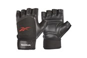 Sport & Fitness - Reebok Lifting Gloves - Black Red/XL - RAGB-15616
