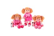 Pop, teddybeer en materiaal - Johntoy Baby Rose Rag Doll Pink 40cm - 27665