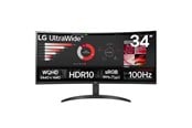 Scherm - 34" LG UltraWide 34WR50QK-B - 3440x1440 (UWQHD) - 100Hz - VA - 34WR50QK-B