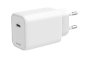 Mobiel - Adapters & Opladers - Deltaco USB-C GaN Wall Charger 67W | 1x USB-C | Samsung SFC 45W | PPS + PD | White - USBC-GAN05
