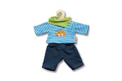 Pop, teddybeer en materiaal - Heless Doll outfit Boy 28-35 cm - 1315