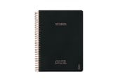 Schrijfblokken, formulieren en notitieboekjes - KOZO Squared Notebook A5 Premium Black - 321903