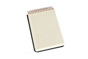 Schrijfblokken, formulieren en notitieboekjes - KOZO Notebook A6 Premium Black - 320140