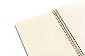 Schrijfblokken, formulieren en notitieboekjes - KOZO Notebook A4 Premium Steel Blue - 320132