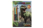 Schrijf- en tekenartikelen - Legind Dino Coloring Book with Pencils - 130003