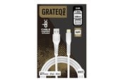USB-kabel - Grateq PRO Lightning cable - Lightning / USB - 1.5 m - 86030GC