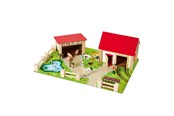Houten speelgoed - Eichhorn Wooden Farm with Accessories 20 pcs. - 100004309