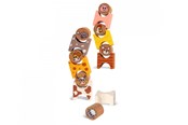 Speelgoed voor baby's - Eichhorn Wooden Stacking Game Farm Animals 14 pieces. - 100005201