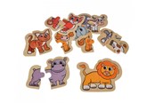 Speelgoed voor baby's - Eichhorn Wooden Animal Puzzle 16 pcs. - 100005206