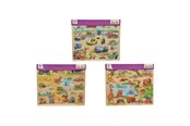 Speelgoed voor baby's - Eichhorn Wooden Mega Stud Puzzle - 100005454