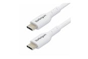 USB-kabel - StarTech.com 3m White USB-C Charging Cable USB C Cable 60W 3A PD - USB-C cable - 24 pin USB-C to 24 pin USB-C - 3 m - USB2CC3MWHE