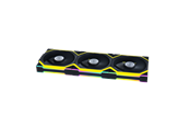 Case Fan - Lian Li UNI FAN SL Wireless Reverse 3-pack Black - Case ventilator - 120mm - Zwart met RGB-licht - 29 dBA - G99.12RSL1W3B.00