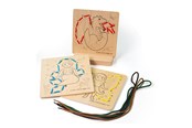 Puzzels - Bigjigs Wooden Puzzle by Numbers - Fairytale World Hout - 34051