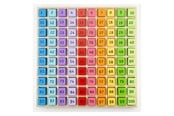 Speelgoed voor baby's - Bigjigs Wooden Number Blocks in a Square Board 100 pcs. - BJ144