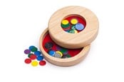Bordspellen, Kaartspellen & Dobbelspellen - Bigjigs Tiddly Winks Wooden Flea Game - BJ154
