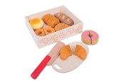 Doen-alsof spelen - Bigjigs Wooden Box with Sliced Bread 17pcs. - BJ487