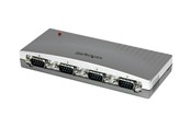 Netwerk-adapter (netwerkkaart, printserver, enz.) - StarTech.com 4 Port USB to Serial RS232 Adapter - DB9M - RS232 Extension - Serial to USB (ICUSB2324) - serial adapter - USB - RS-232 x 4 - ICUSB2324
