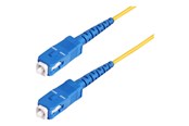 Netwerk - kabel - StarTech.com 30m (98.4ft) SC to SC (UPC) OS2 Single Mode Simplex Fiber Optic Cable - patch cable - 30 m - yellow - Geel - 30m - SPSMSCSC-OS2-30M