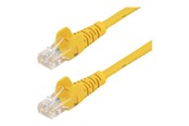 Netwerk - kabel - StarTech.com 0.5m Yellow Cat5e / Cat 5 Snagless Ethernet Patch Cable 0.5 m - patch cable - 50 cm - yellow - Geel - 0.5m - 45PAT50CMYL