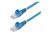 Netwerk - kabel - StarTech.com 0.5m Blue Cat5e / Cat 5 Snagless Ethernet Patch Cable 0.5 m - patch cable - 50 cm - blue - Blauw - 0.5m - 45PAT50CMBL