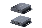 Repeater & zendontvanger - StarTech.com EXTEND-HDMI-4K40C6P1 4K HDMI Extender over CAT6/CAT5 Ethernet Cable 4K 30Hz or 1080p 60Hz - EXTEND-HDMI-4K40C6P1