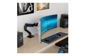 Muurbevestigingen, AV-bevestigingen & AV-meubels - Ergotron HX mounting kit - Patented Constant Force Technology - for curved LCD display - for extreme-depth curved screens - matte black - Max 17 kg - recommended for 57" - 45-693-224
