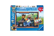 Puzzels - Ravensburger PAW Patrol Puzzle - PAW Patrol in Action 2x12pcs. Vloer - 075911