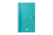 Schrijfblokken, formulieren en notitieboekjes - Oxford Office Essentials 14.1x24.6cm Soft Card Twin-wire Task Manager 230 Pages Specific Ruling Aqua SCRIBZEE Compatible - 400184966