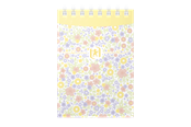 Schrijfblokken, formulieren en notitieboekjes - Oxford Floral A7 Soft Cover Twin-wire Notepad Ruled 140 Pages Assorted Colours - 400186589