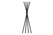 Decoratie - Unilux TOTEM black coat-stand - 400188801