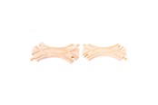 Houten speelgoed - Bigjigs Wooden Rails - 2-sided Left/Right Split - BJT174