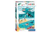 Puzzels - Clementoni Jigsaw Puzzle Super Color Life at Sea 2x60pcs. - 24817