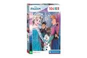 Puzzels - Clementoni Jigsaw Puzzle Super Color Disney Frozen 104pcs. - 25742
