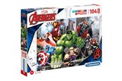 Puzzels - Clementoni Jigsaw Puzzle Super Color Maxi The Avengers 104pcs. - 23688