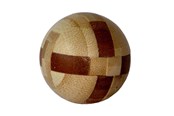 Puzzels - Eureka 3D Bamboo Brain Puzzle Ball - 52473129