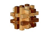 Puzzels - Eureka 3D Bamboo Brain Puzzle Slide 3D Puzzels - 52473132