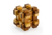 Puzzels - Eureka 3D Bamboo Brain Puzzle Prison House 3D Puzzels - 52473123