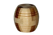 Puzzels - Eureka 3D Bamboo Brain Puzzle Barrel 3D Puzzels - 52473127