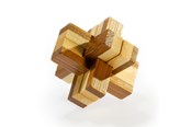 Puzzels - Eureka 3D Bamboo Brain Puzzle Knotty 3D Puzzels - 52473121