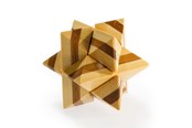 Puzzels - Eureka 3D Bamboo Brain Puzzle Superstar 3D Puzzels - 52473124