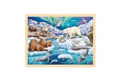 Puzzels - Goki Wooden Jigsaw Puzzle Polar Night 96pcs. - 57328