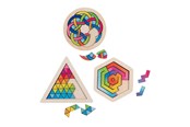 Puzzels - Goki Wooden Brainteaser Puzzle per piece Hout - 57359