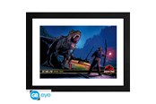 Merchandise - ABYstyle - JURASSIC PARK Framed print Alan Grant vs T-Rex - Afbeelding - GBYDCO695