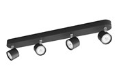 Lampen - Philips STAR bar/tube black 4x4.5W SELV Dim - 929003205401