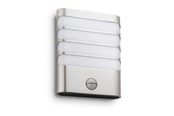 Lampen - Philips Raccoon wall lantern LED inox 1x4W SELV IR (sensor - 915004308801