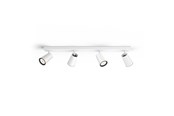 Lampen - Philips Paisley 4-spot track white - 915005530301