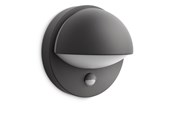 Lampen - Philips June wall lantern anthracite 1x42W 230V IR (sensor - 915002146003