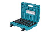 Gereedschap - Makita E-16586 Impact Black impact Socket Set - 14 Pieces - E-16586