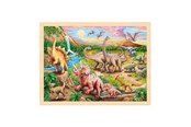 Puzzels - Goki Wooden Jigsaw Puzzle Dinosaur 96pcs. Hout - 57348